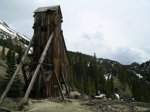 Yankee Girl Mine near Red Mountain Pass